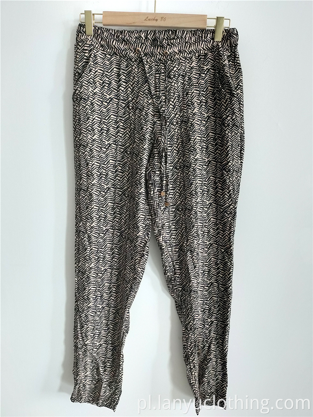 Women's Loose Leisure Pants Draw String Design